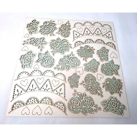 Mintay Chippies Chipboard Decor Elements Spring Set  MT-CHIP2-D46 - Picture 1 of 4